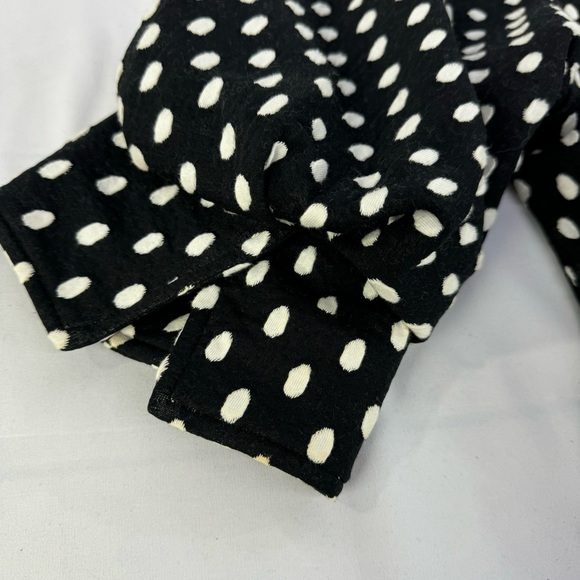 IC by Connie K Polka Dot Large Button Pinup Rockabilly Short Sleeve Coat large - Picture 7 of 12